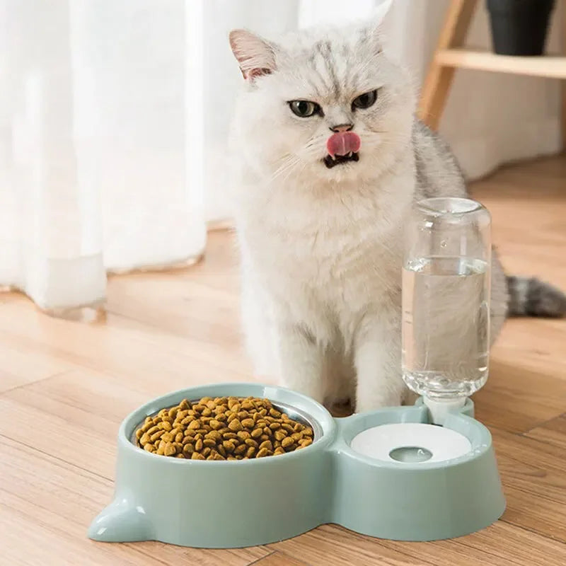 Automatic Pet Food and Water Fountain