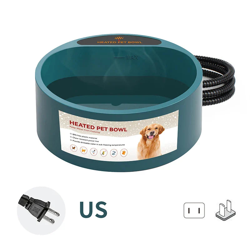Thermostatic Heated Outdoor Dog Bowl, 2.2L - view 9