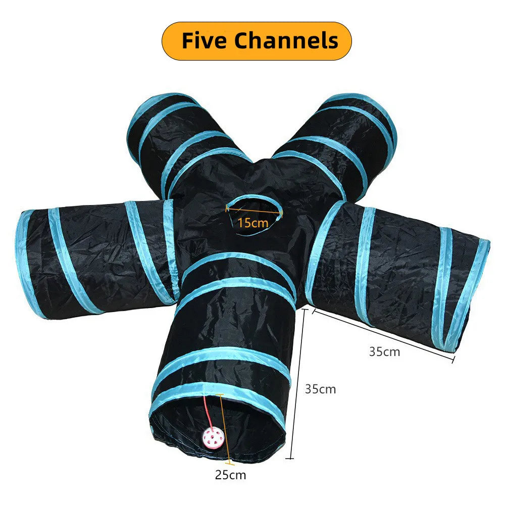 Foldable Crinkle Cat Tunnel Toy - view 21