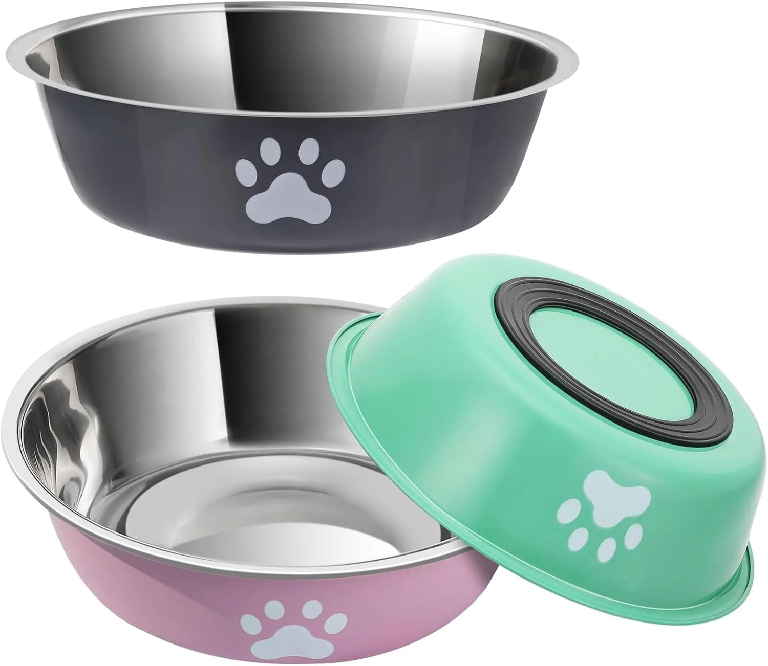 Non-Slip Stainless Steel Dog Bowl