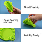 Reusable Pet Food Can Lid and Spoon Set for Dogs and Cats - view 3