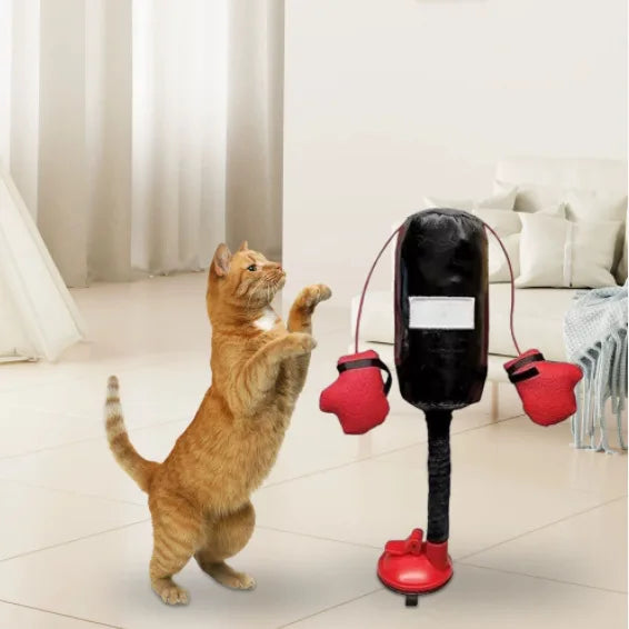 Cat Punching Bag Toy with Suction Cup - view 2