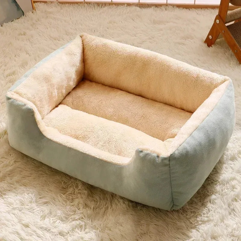 Cozy Cushioned Cat Bed Basket - view 5