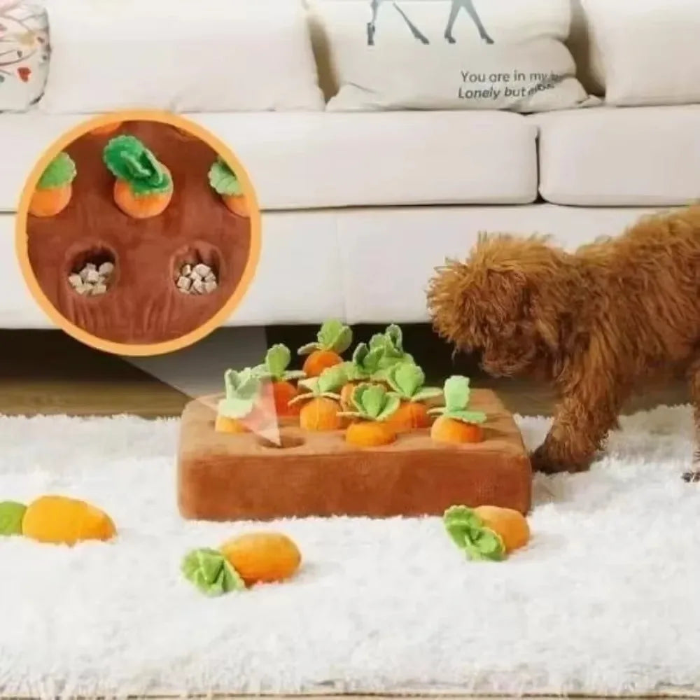 Carrot Snuffle Mat Puzzle Toy for Dogs and Cats - view 2