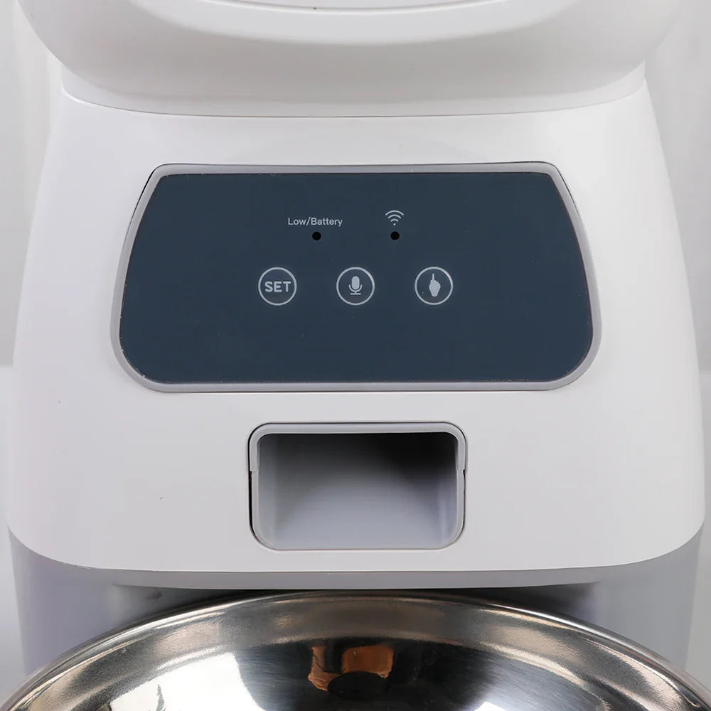 3.5L Wi-Fi Automatic Cat Feeder with Voice Recorder - view 3