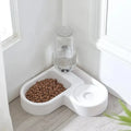 Heart-Shaped Automatic Water and Food Bowl for Cats and Dogs