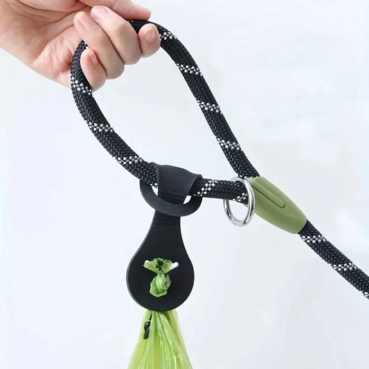 Silicone Dog Poop Bag Holder Leash Clip Pet Poop Bag Dispenser Hands-free Clip Dog Products Outdoor Travel Pet Waste Bag Holder