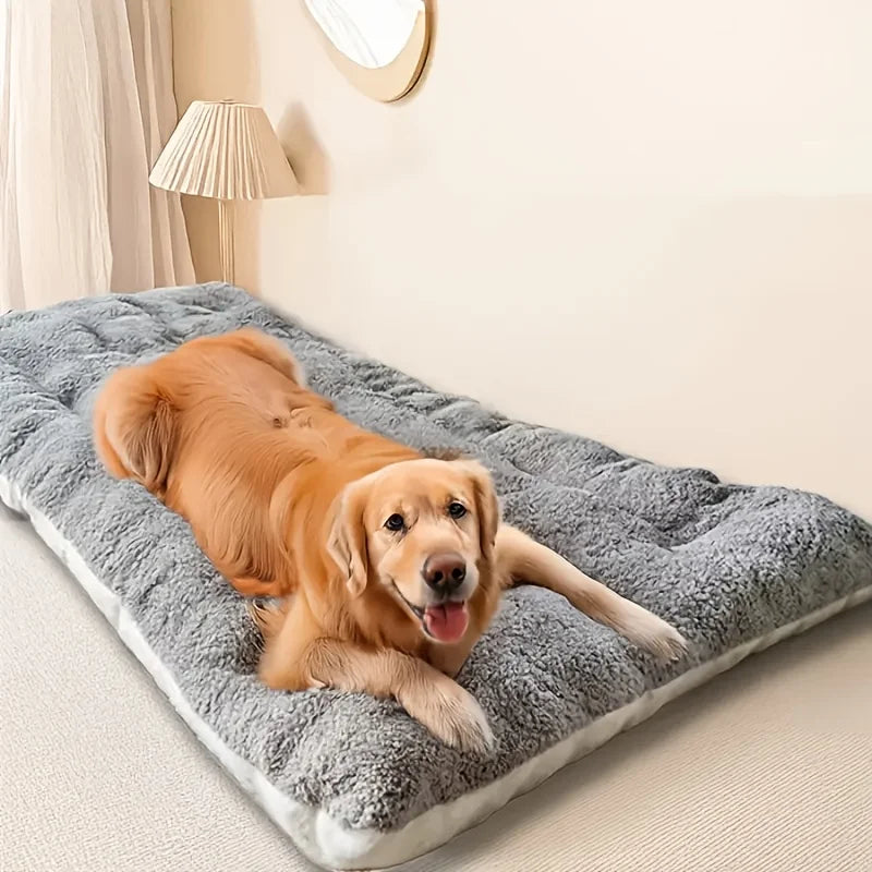 Extra Large Thickened Plush Dog Bed