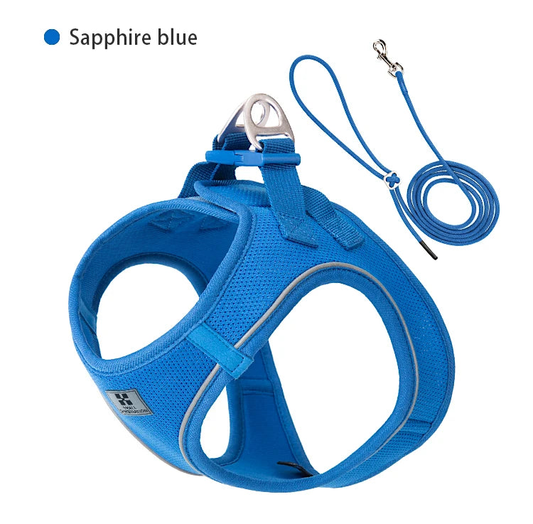 Reflective Adjustable Dog Harness and Leash Set