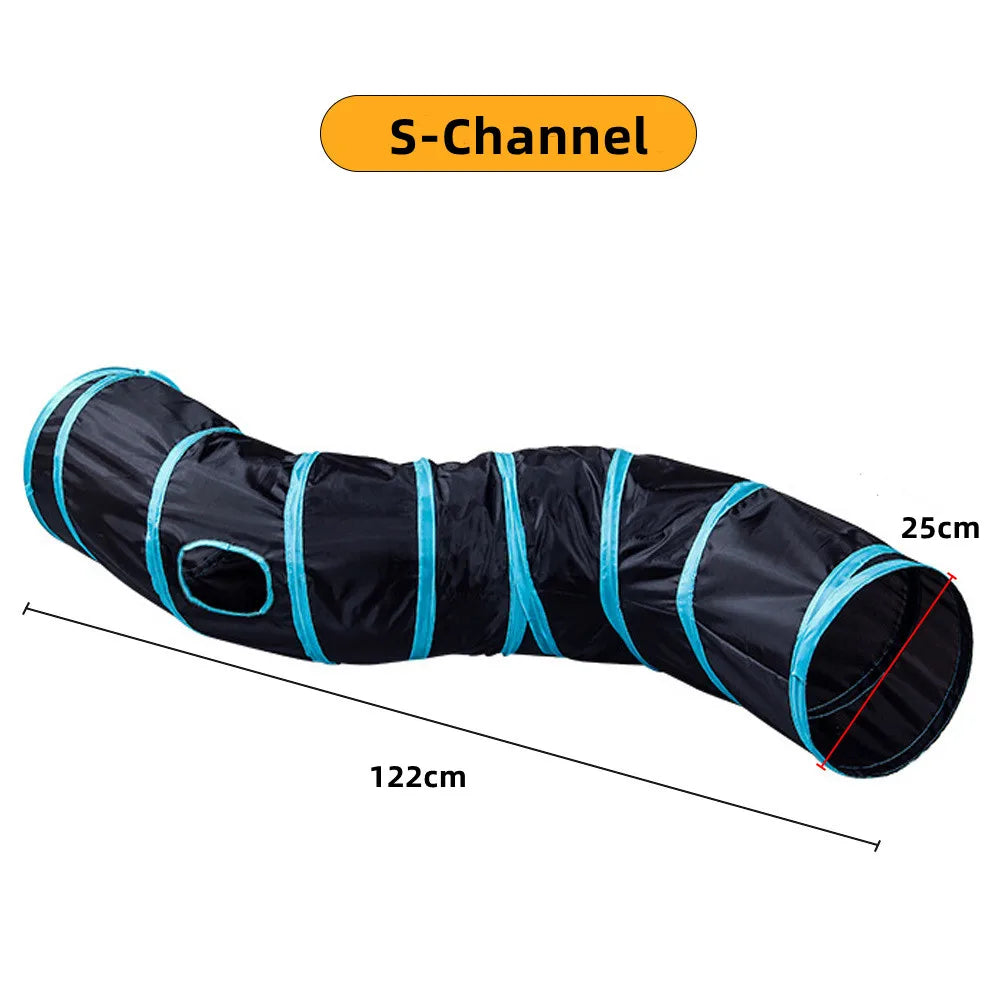 Foldable Crinkle Cat Tunnel Toy - view 11