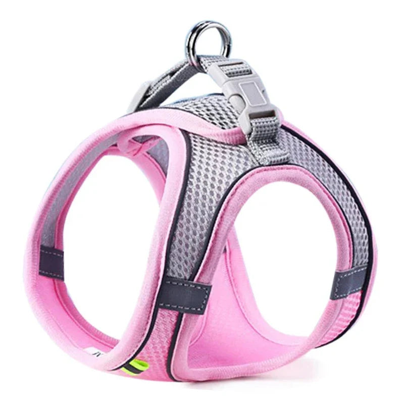 Reflective Breathable Harness Vest and Leash for Cats and Dogs - view 8