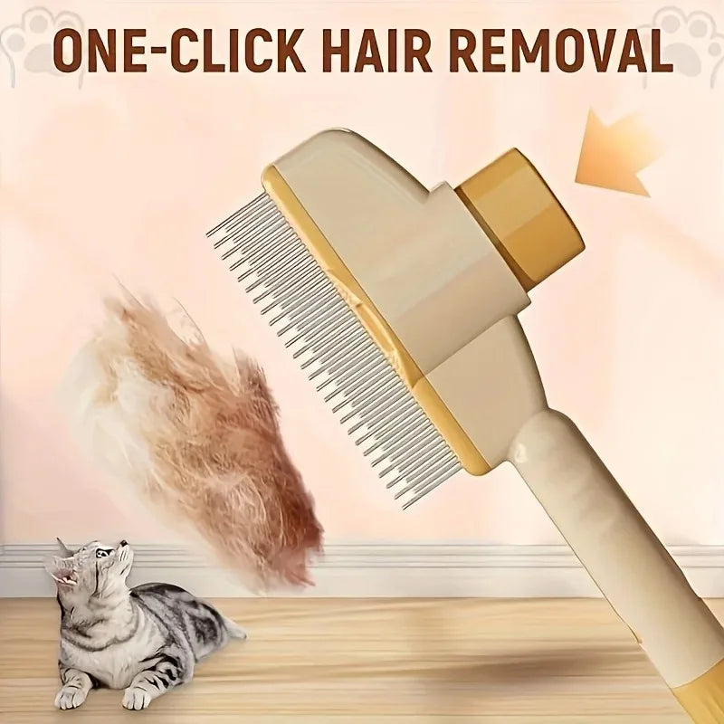 Pet Hair Remover Kit Multifunction Dog Steamy Brush Massager Spray Hair Removal Cat Grooming Comb Dogs Hair Cleaning