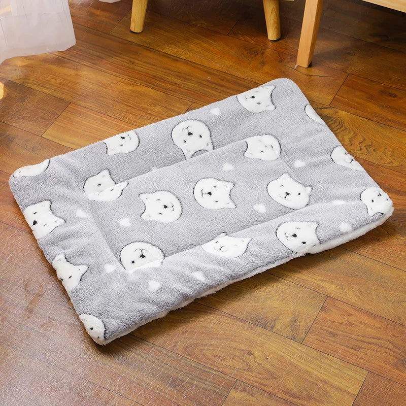 Reversible Soft Blanket Bed Cushion for Dogs and Cats - view 12