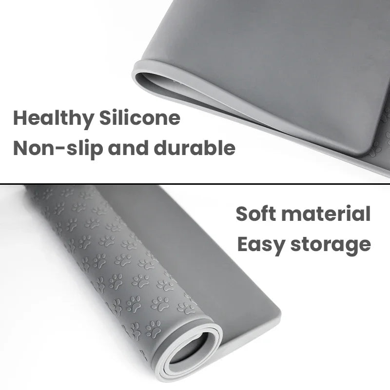 Waterproof Silicone Bowl Mat for Dogs and Cats - view 4