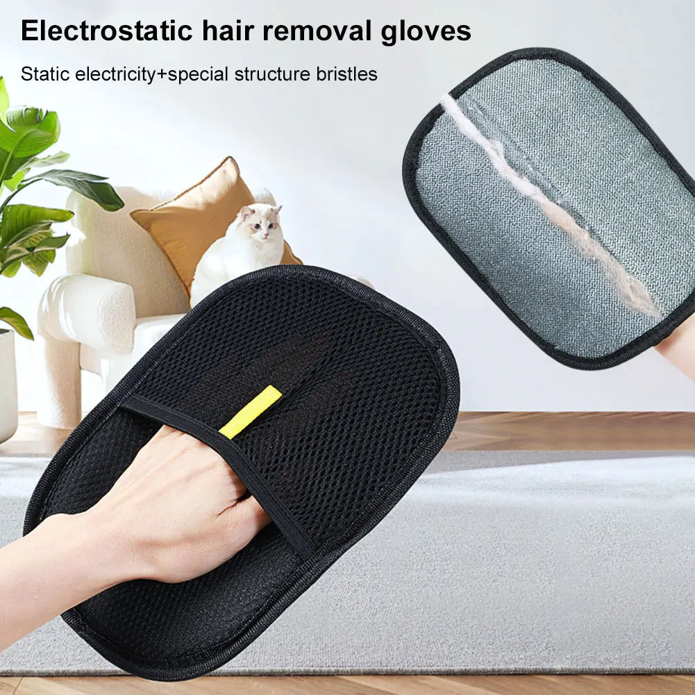 Deshedding Grooming Glove for Dogs, Cats and Rabbits - view 2