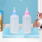 Silicone Pet Milk Bottle Feeding Set, 60ml
