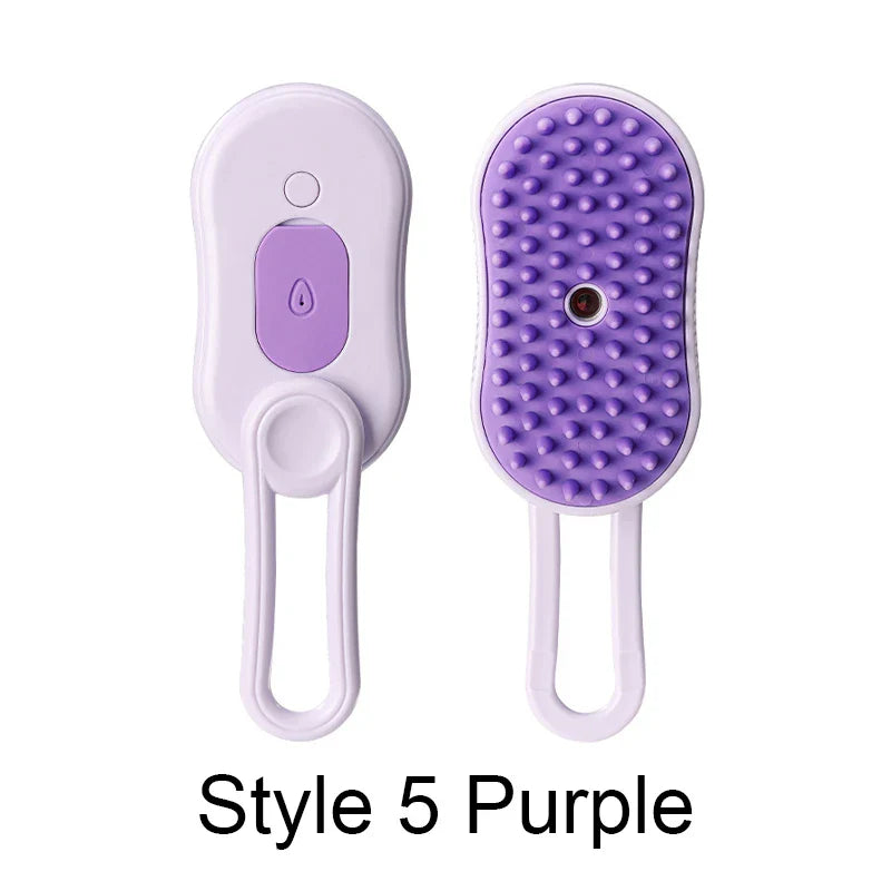 Rotating 3-in-1 Steam Grooming Brush for Cats - view 15