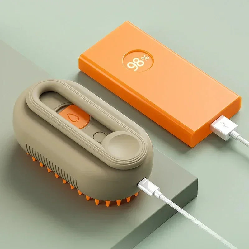 3-in-1 Steam Massage Grooming Brush for Dogs and Cats, 1/2 Pack - view 4