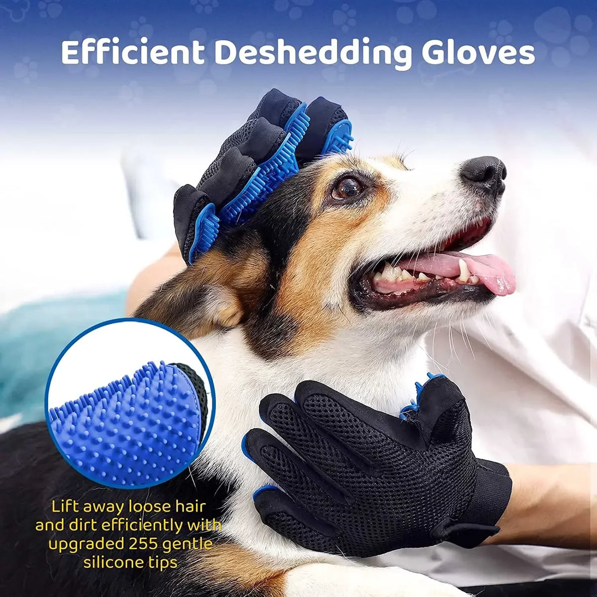 Gentle Grooming Glove for Dogs and Cats - view 2