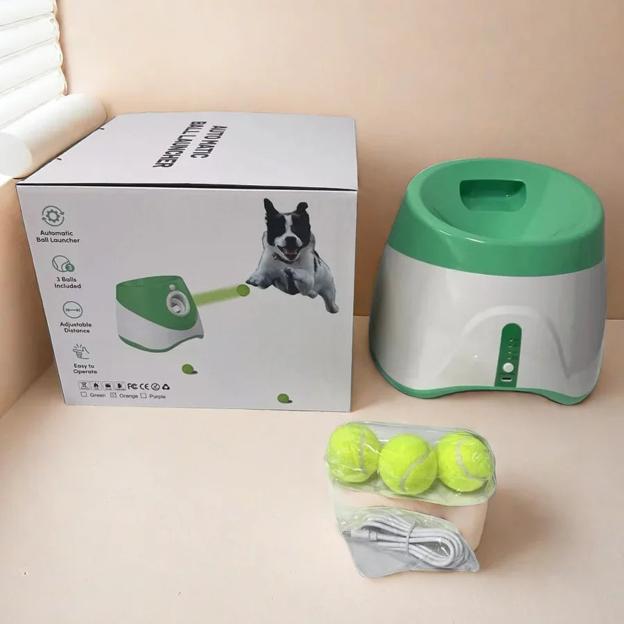 Rechargeable Automatic Tennis Ball Launcher Dog Toy - view 8