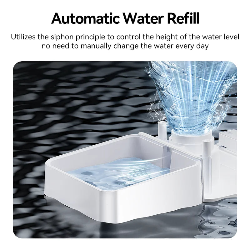 ROJECO 8.5L Wi-Fi Automatic Dog Feeder and Water Dispenser - view 5
