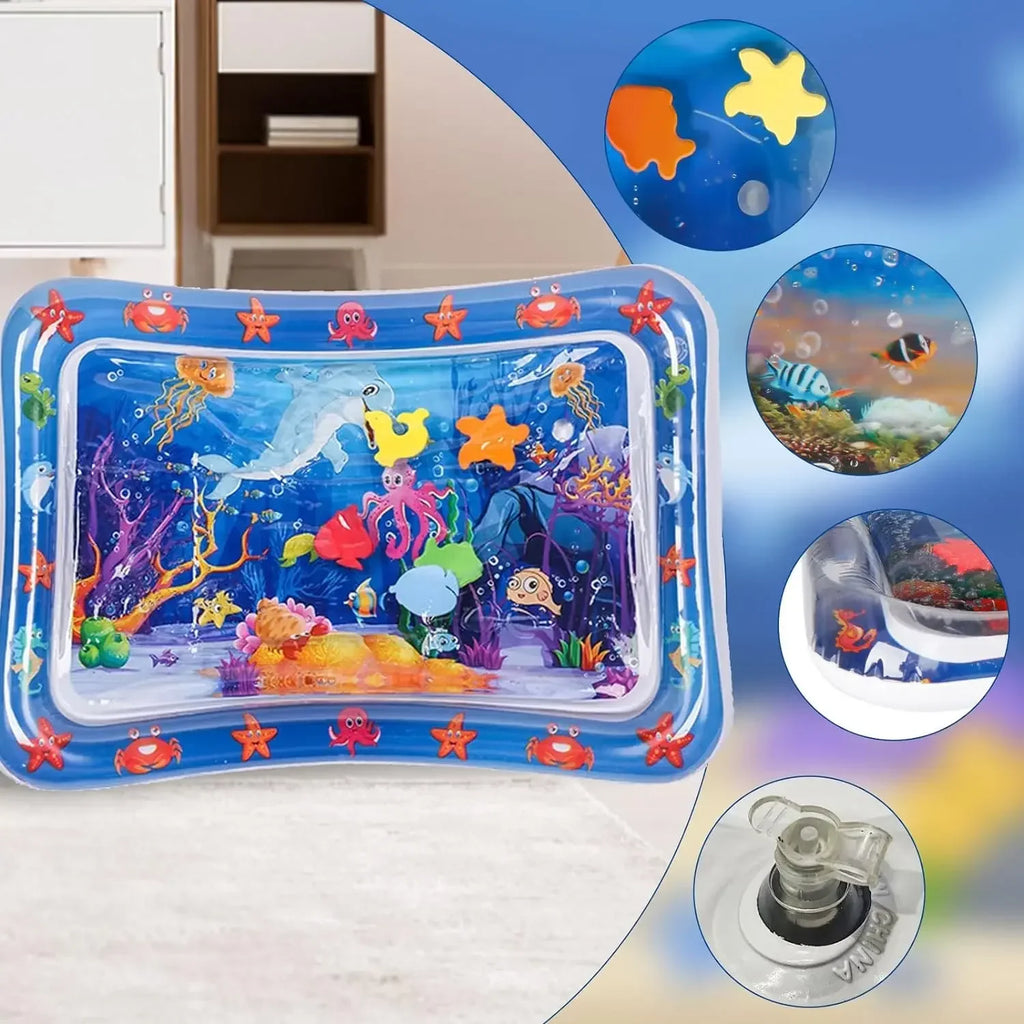 Ocean Sensory Water Play Mat Toy for Cats and Dogs - view 3