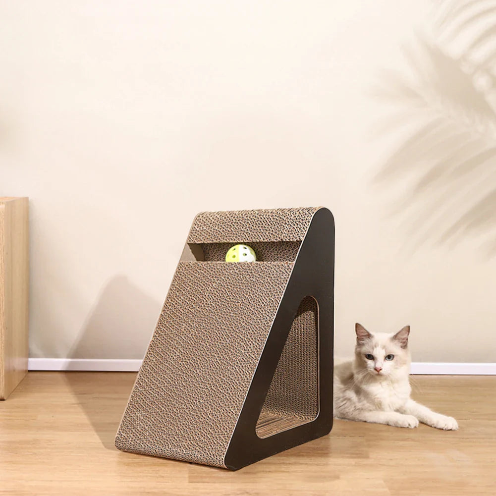Cat Scratching Ramp with Rotating Ball Toy - view 5