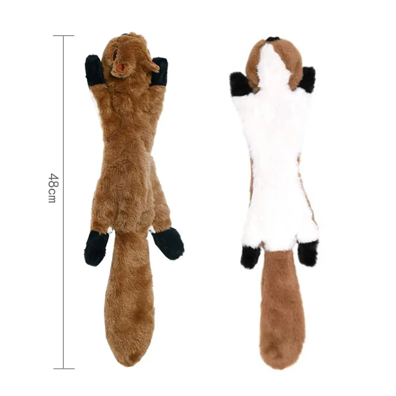 Stuffing-Free Squeaky Animal Dog Toy, 45cm