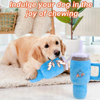 Squeaky Plush Cup Dog Toy for Large Breeds - view 5