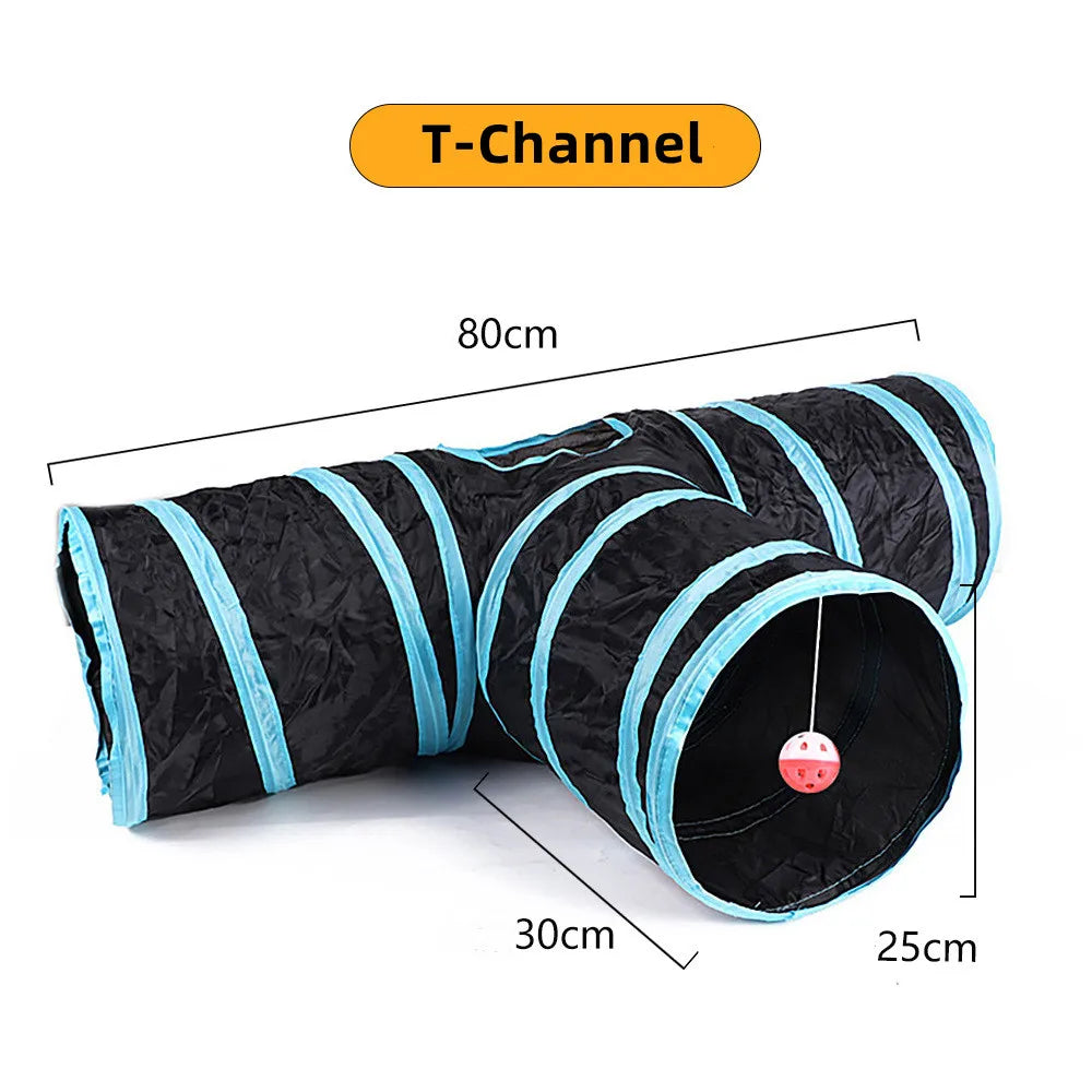 Foldable Crinkle Cat Tunnel Toy - view 3