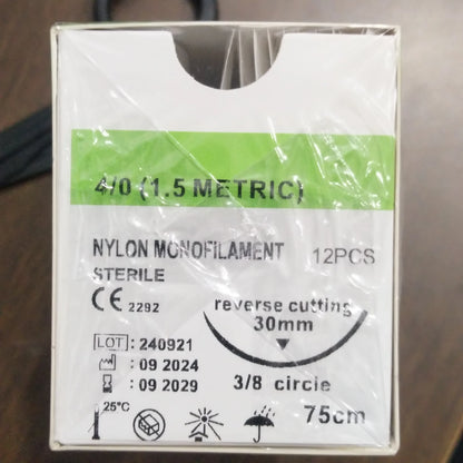 Pet animal absorbable suture, needle surgical suture, veterinary specific 2-0 suture, PGA 910 cat and dog suture