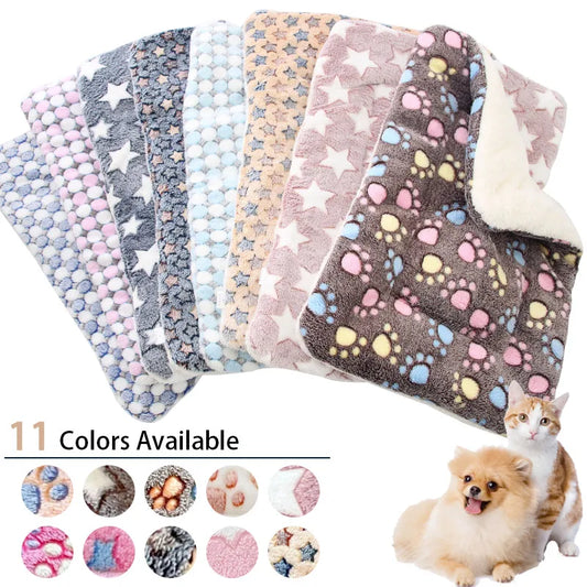 Pet Sleeping Mat Dog Bed Cat Litter Puppy Bed Dog Sofa Lovely Mattress Cushion for Small Large Dog Washable Blanket For Winter