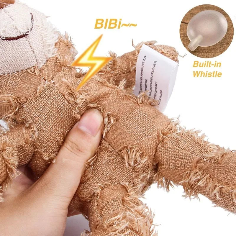 Squeaky Plush Teddy Bear Chew Toy for Dogs - view 5