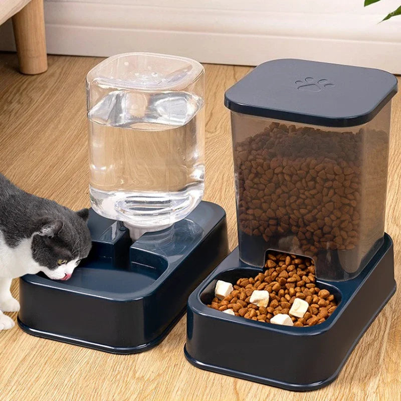 Automatic Food Bowl and Water Feeder Set for Cats and Dogs