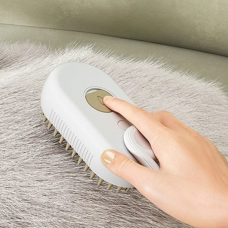 3-in-1 Steam Massage Grooming Brush for Dogs and Cats, 1/2 Pack - view 5