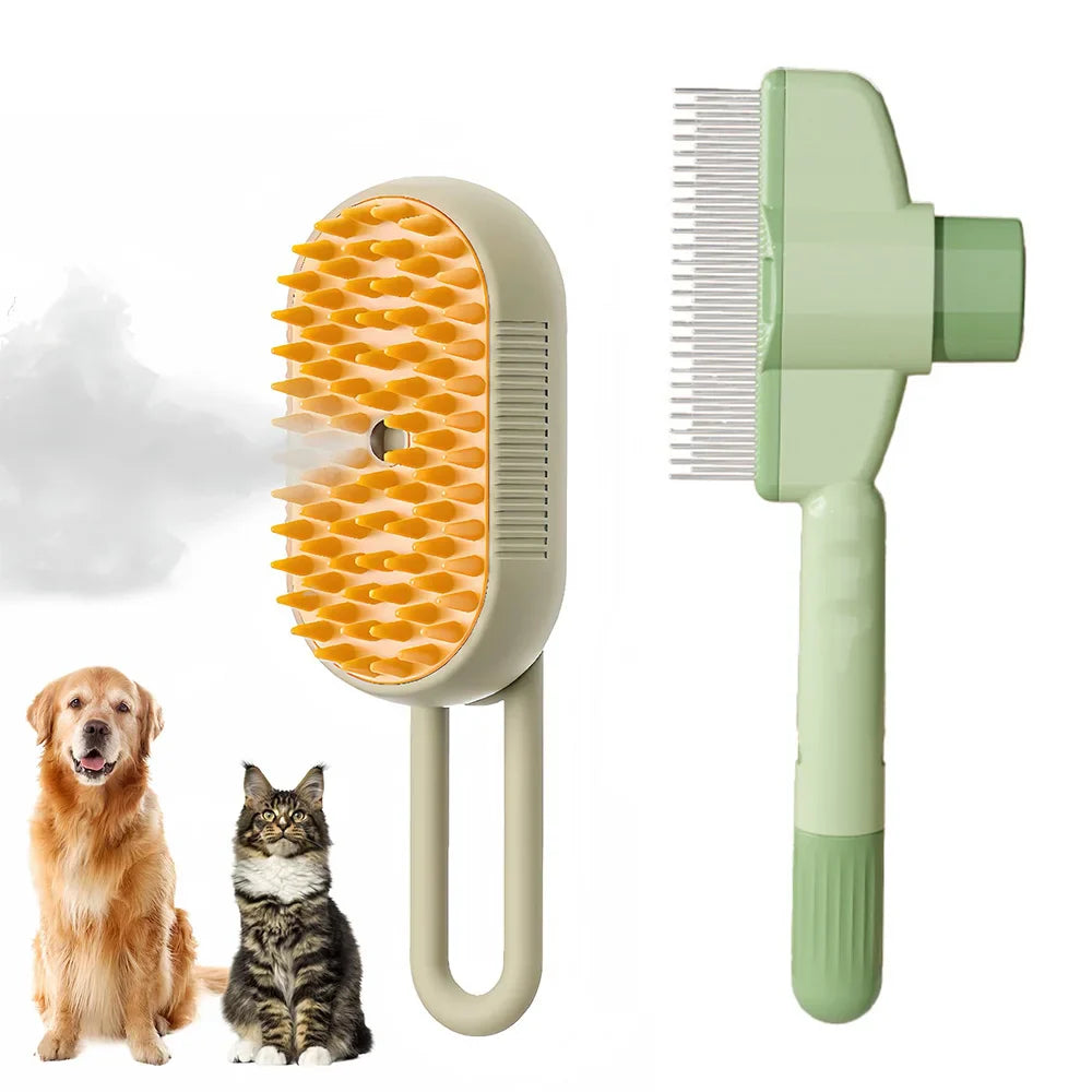 Multifunction Steam Spray Grooming Brush Kit for Dogs and Cats - view 14