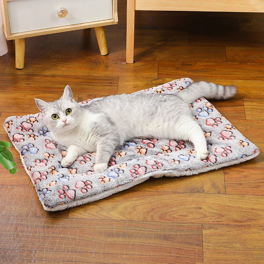 Reversible Soft Blanket Bed Cushion for Dogs and Cats - view 2
