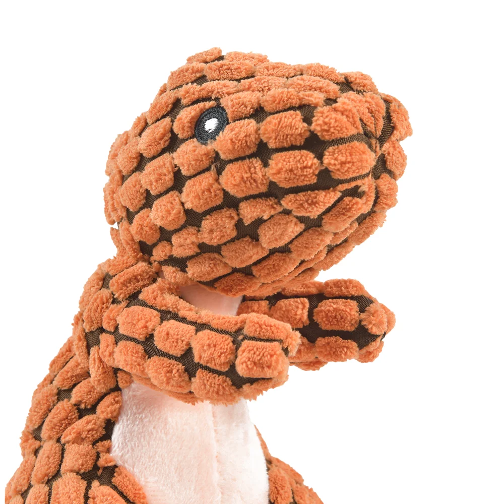 Plush Dinosaur Chew Toy for Small Dogs and Cats - view 5