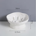 Elevated Ceramic Slow-Feed Cat Bowl
