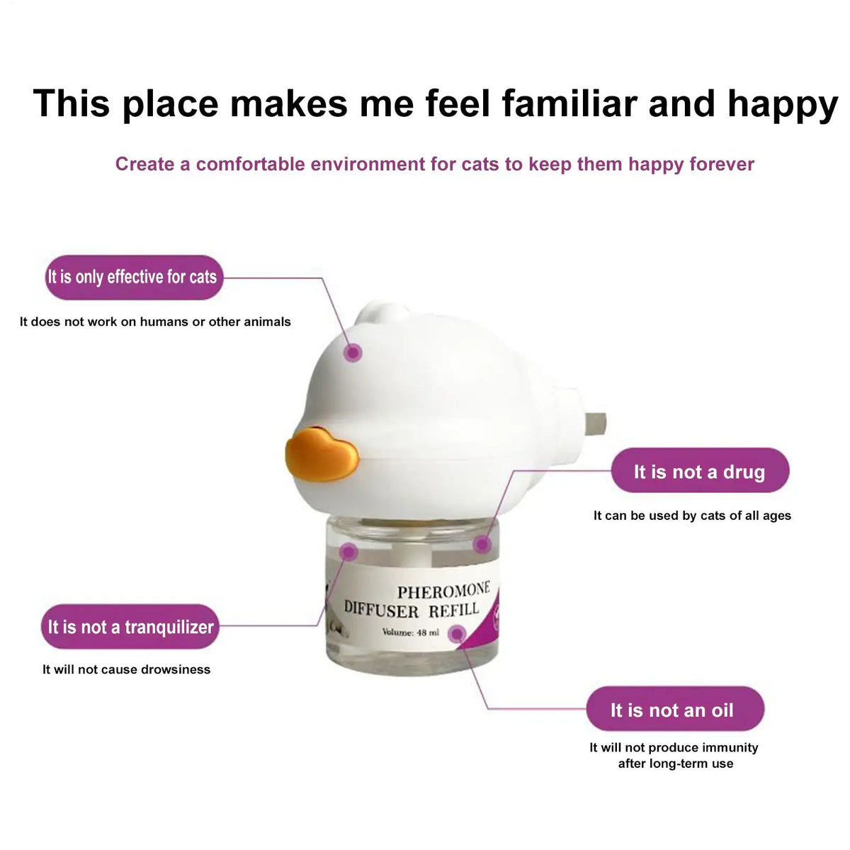 Long-Lasting Cat Calming Pheromone Diffuser - view 6