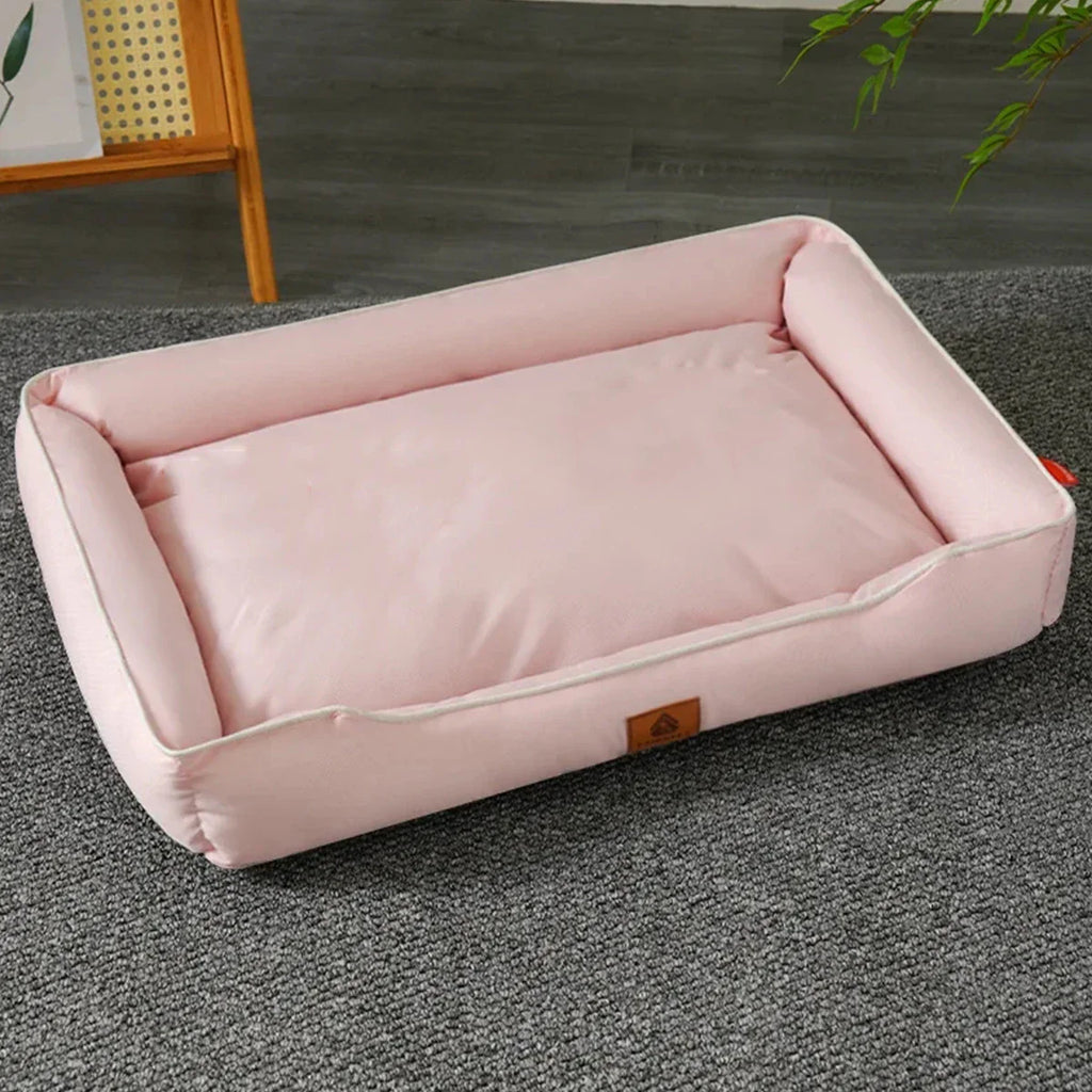 Bite-Resistant Waterproof Square Dog Bed for Large Dogs - view 10