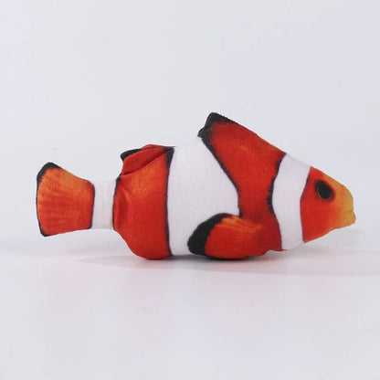 Hot sale of cat-teasing toys simulation fish tear-teasing cat chew plush toys fish cat supplies Pet supplies