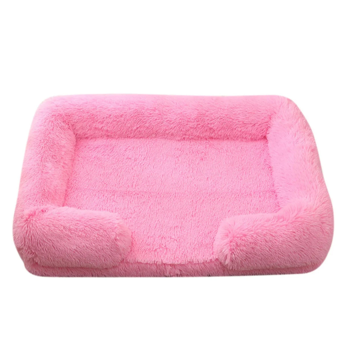 Square Plush Dog Bed with Removable Cover - view 10