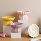Elevated Ceramic Slow-Feed Cat Bowl