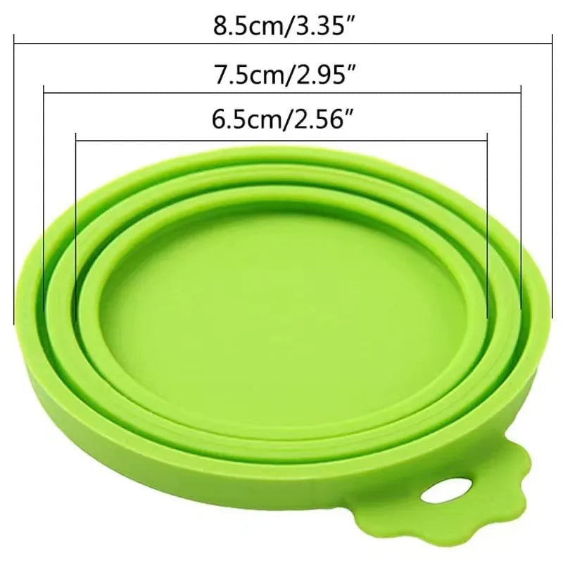 Reusable Pet Food Can Lid and Spoon Set for Dogs and Cats - view 4
