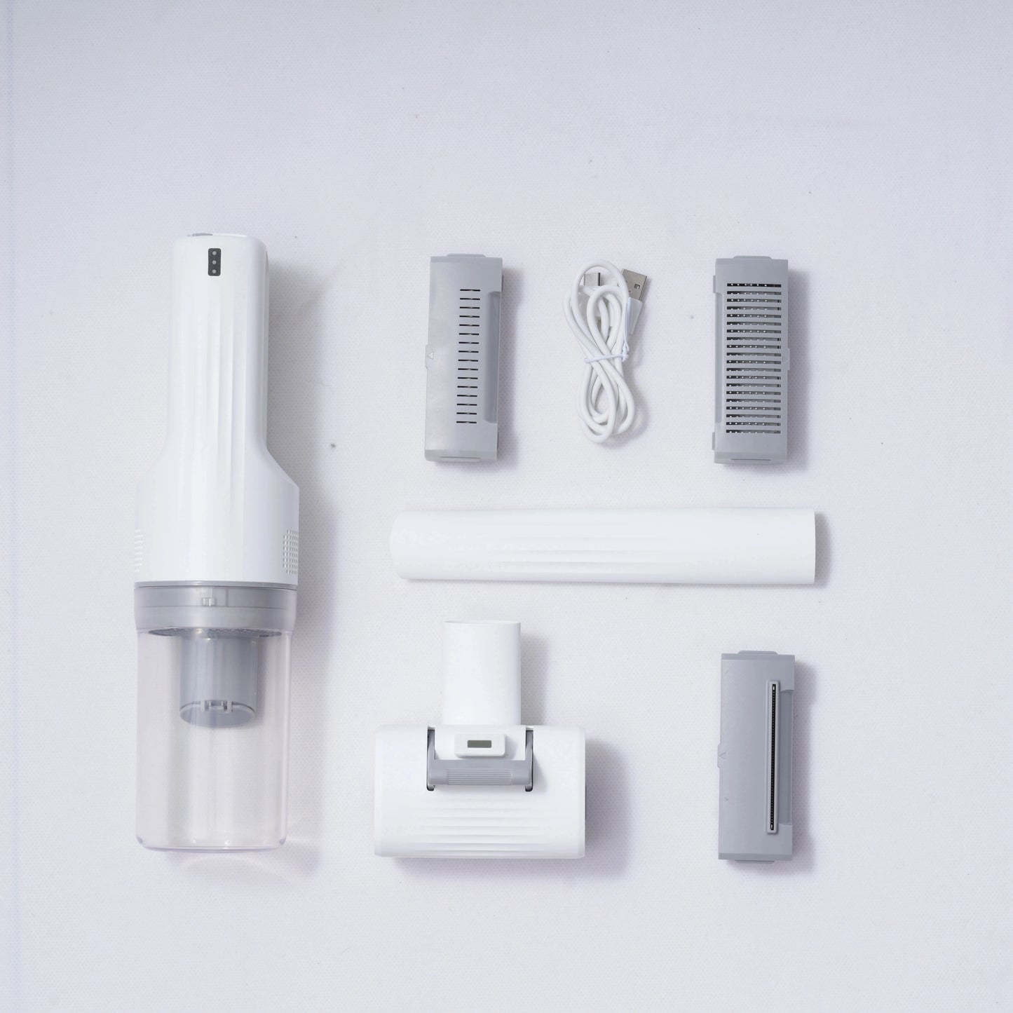 Cat Grooming Vacuum 5Brushes Pet Grooming Kit with 0.3L Hair Dust Cup Dog Vacuum Cleaner for Pets Cats Dogs Hair Vacuum Cleaner