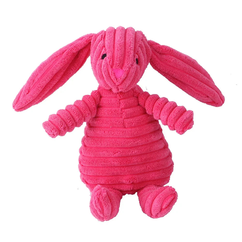 Corduroy Plush Squeaky Dog Toy