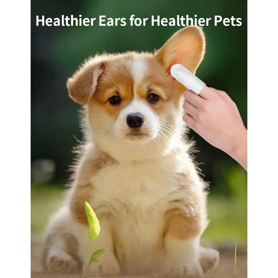 Ear Mite Removal Wipes for Cats and Dogs