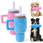 Squeaky Plush Cup Dog Toy for Large Breeds - view 2