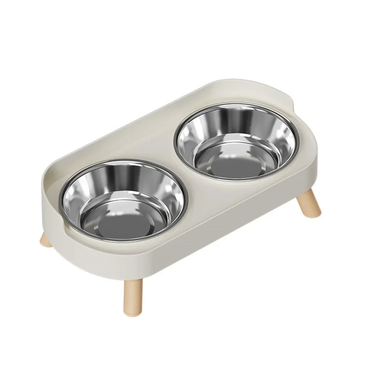 Colorful Stainless Steel Double Bowl for Dogs and Cats - view 7